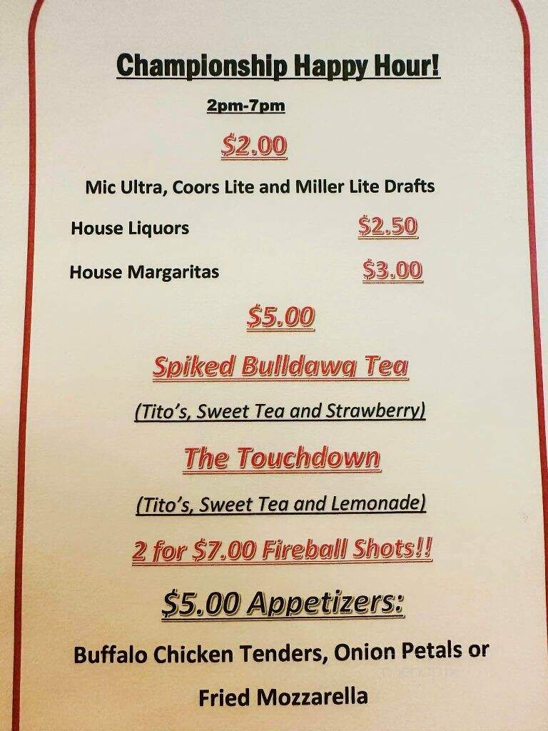 Harris's Steak & Seafood - Brunswick, GA menu_pic