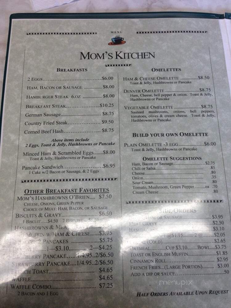 Mom's Kitchen - North Bend, OR