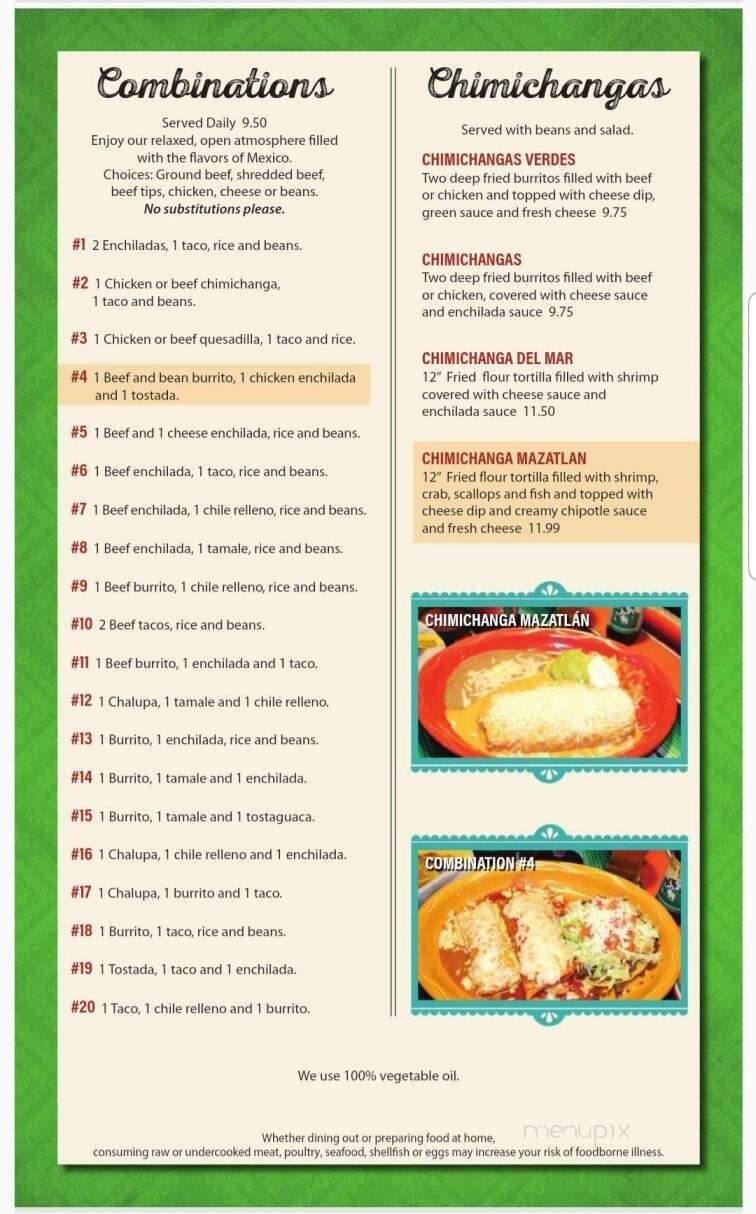 El Mariachi Mexican Restaurant - Watertown, WI menu_pic