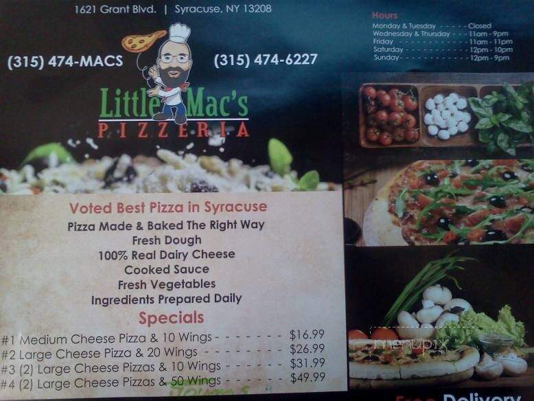 Little Mac's Pizzeria - Syracuse, NY