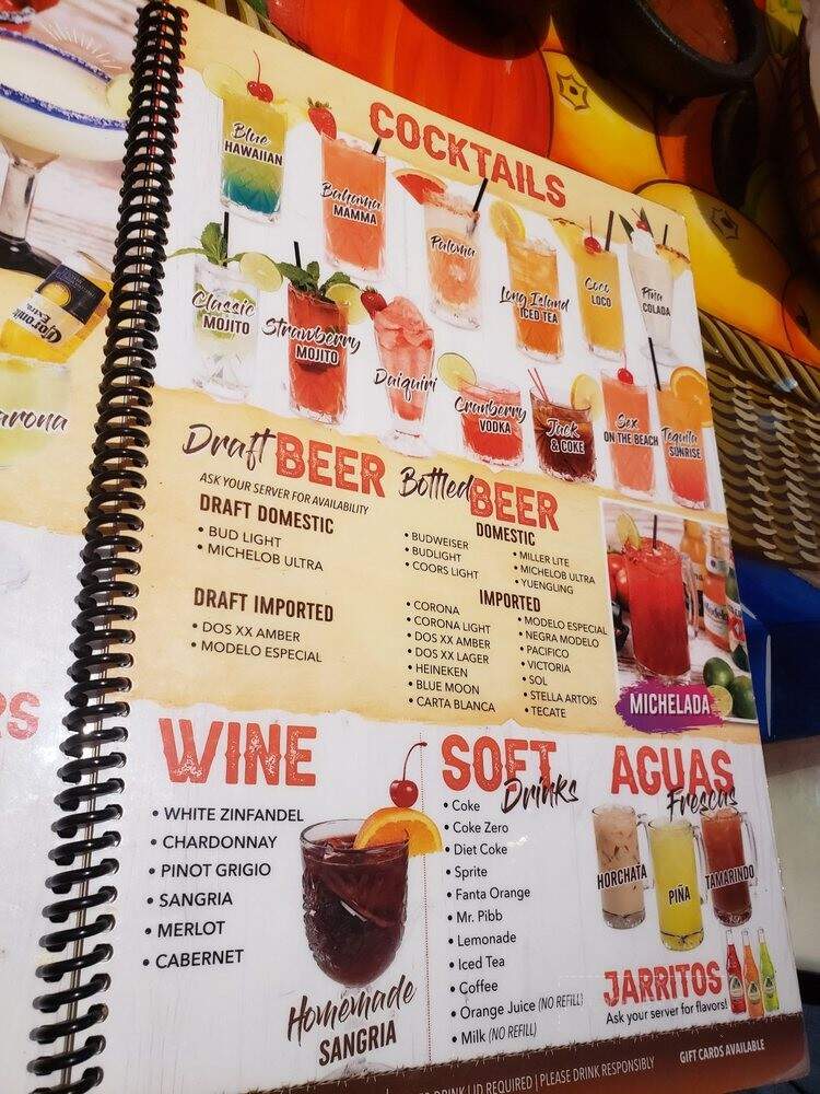 Ranch Grande Mexican Grille - Thomasville, GA menu_pic