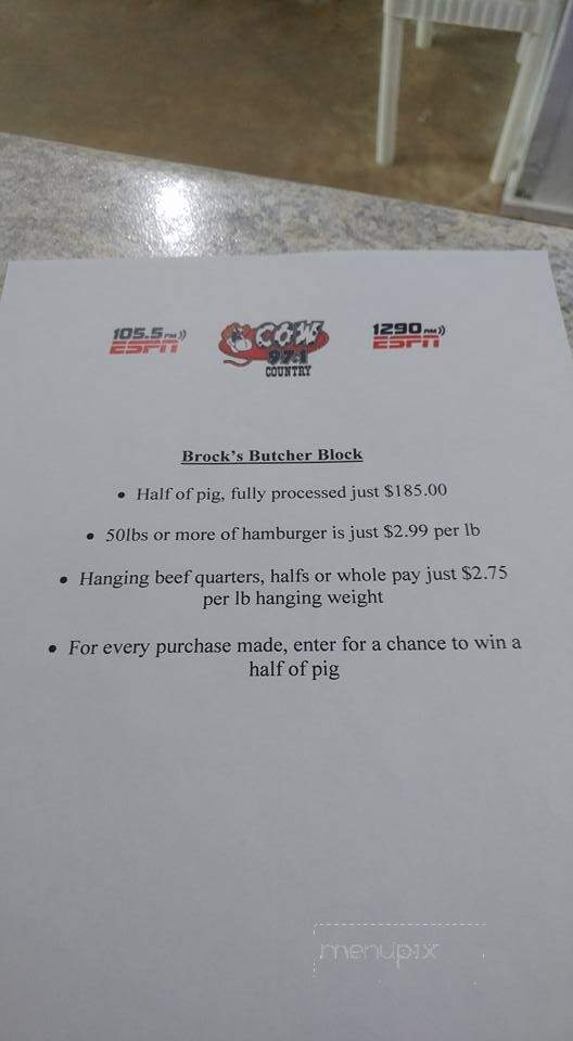 Brock's Butcher Block - Sparta, WI