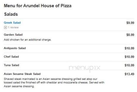 Arundel House of Pizza - Arundel, ME