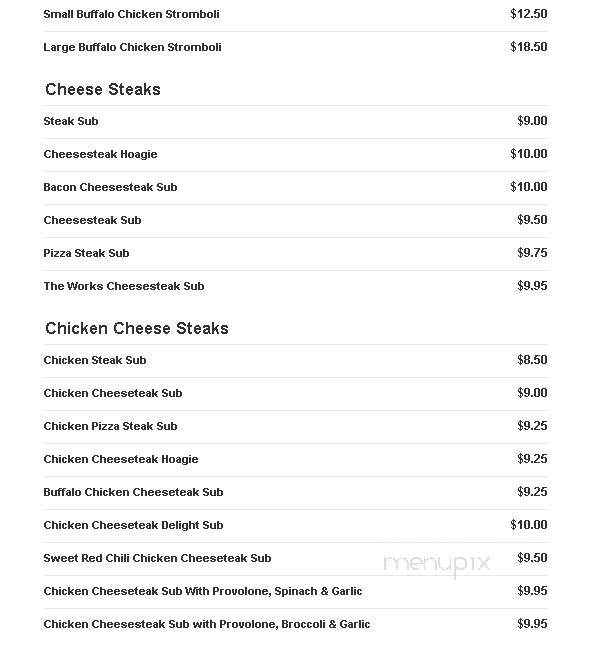 Mike's Pizza & Sub Shop - Delran, NJ menu_pic