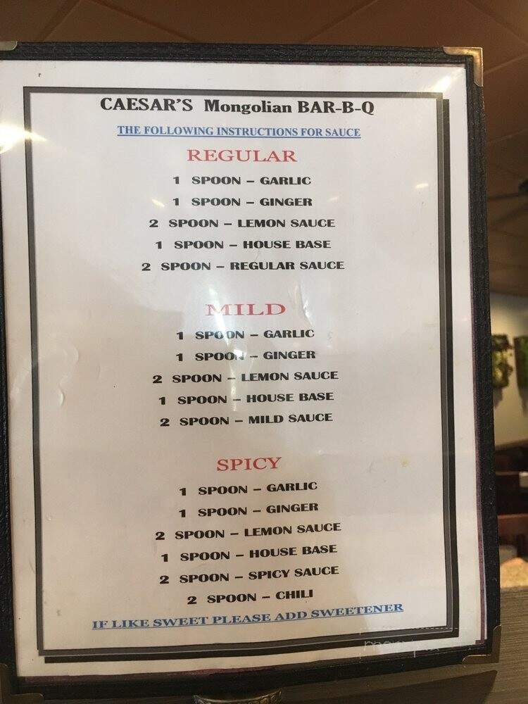 Caesar's Mongolian Bar-B-Q - Cerritos, CA