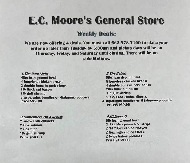 E.C. Moore General Store - Batesville, MS