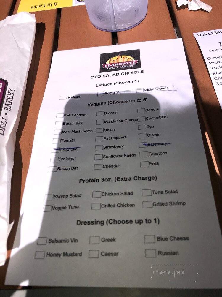 Valencia Lakes Clubhouse - Boynton Beach, FL menu_pic