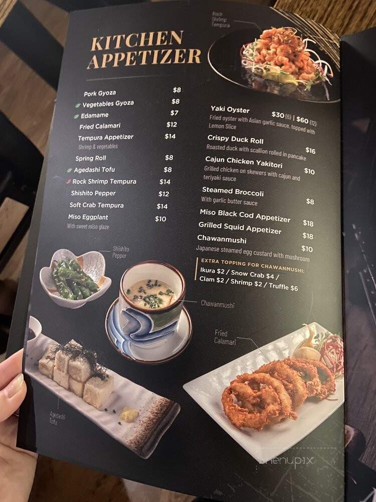 Masaaki Modern Japanese Cuisine - Queens, NY menu_pic