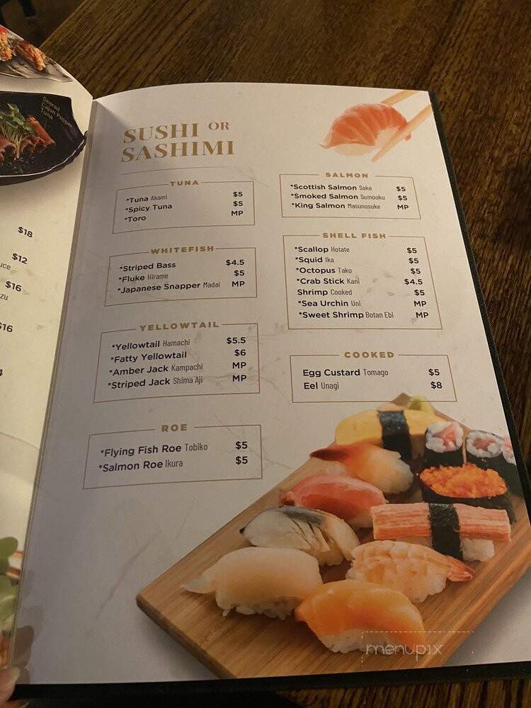 Masaaki Modern Japanese Cuisine - Queens, NY menu_pic