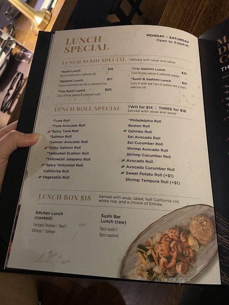 Masaaki Modern Japanese Cuisine - Queens, NY menu_pic