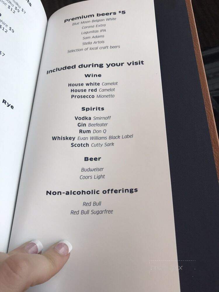 United Club - Houston, TX menu_pic