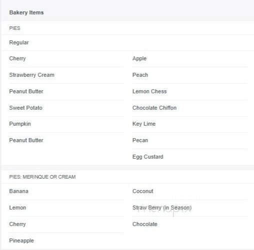 Johnnie's Sweet Creations - Oklahoma City, OK menu_pic