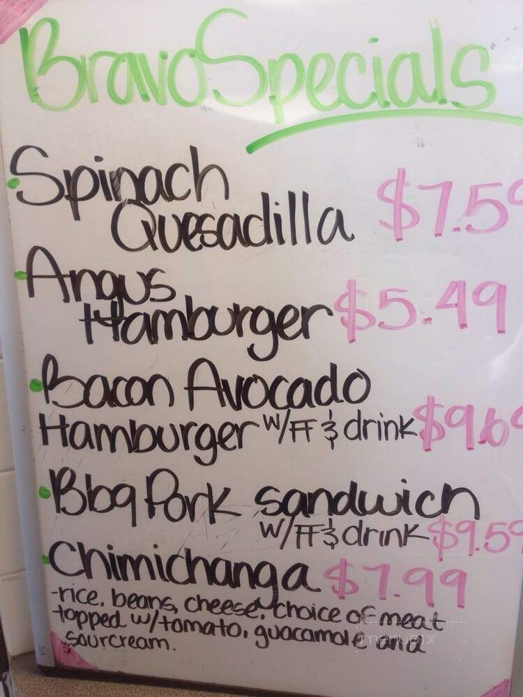 Bravo Burgers - Adelanto, CA menu_pic