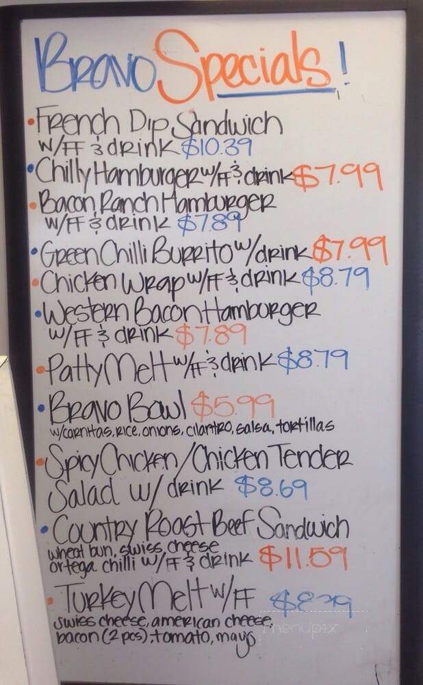 Bravo Burgers - Adelanto, CA menu_pic