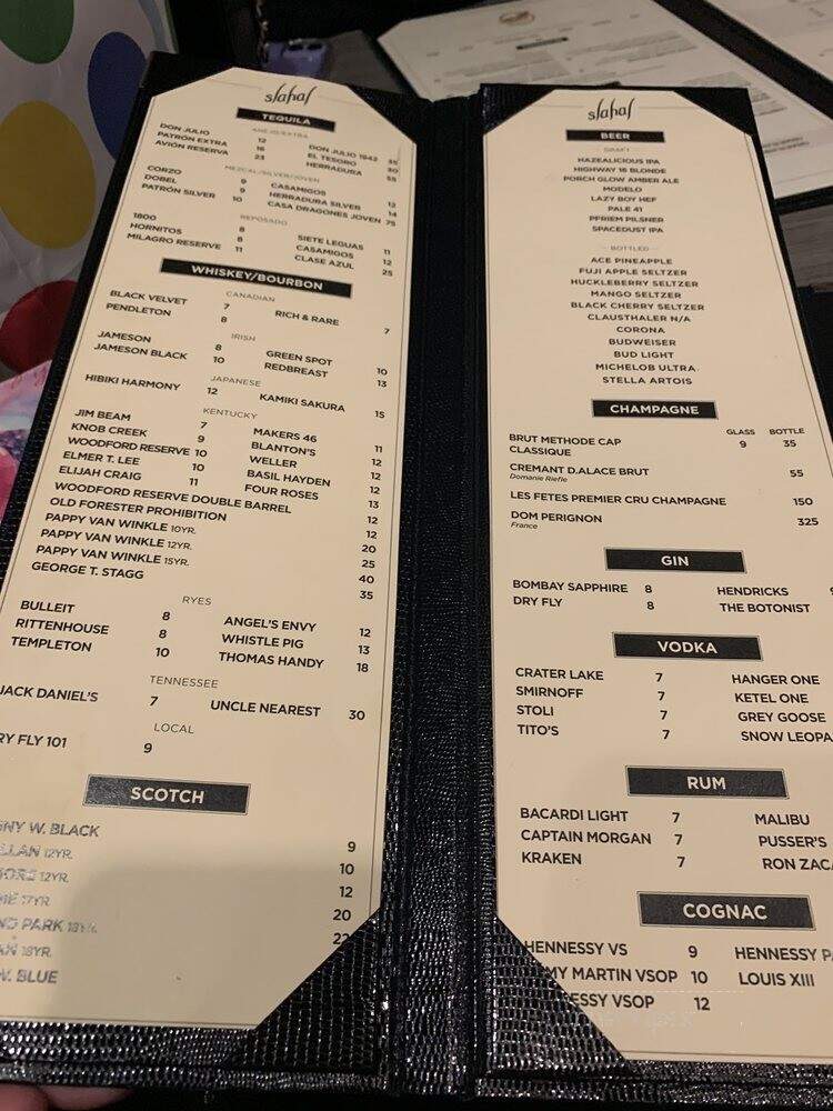 Slahal - Tacoma, WA menu_pic