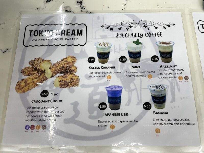 Tokyo Cream - Roseville, CA menu_pic