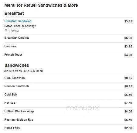 Refuel Sandwiches & More - Altamont, NY