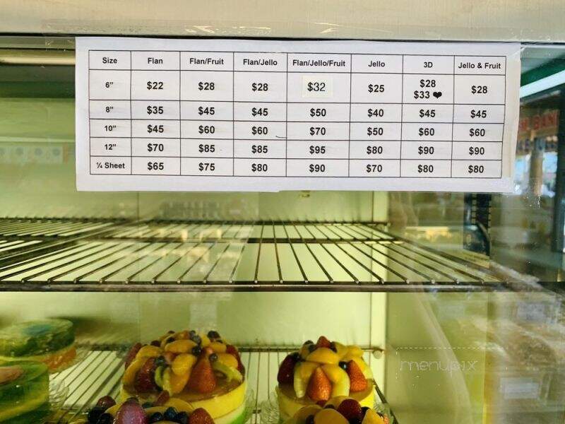 Vans Bakery - San Jose, CA menu_pic