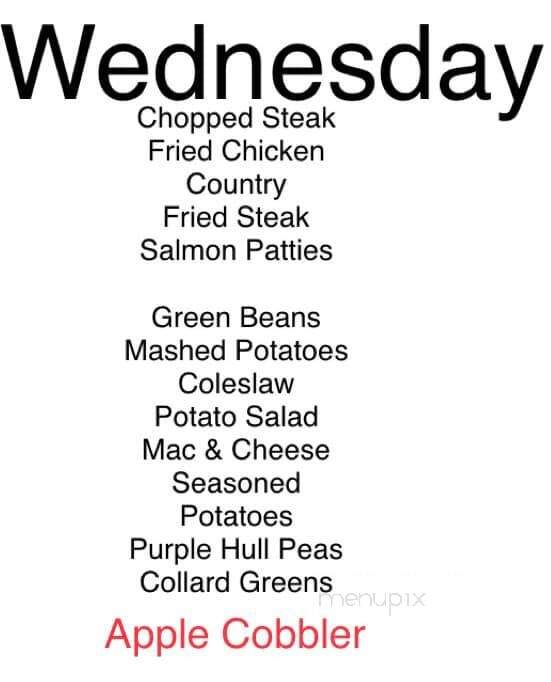 Mamie's Kitchen Biscuits - Covington, GA menu_pic