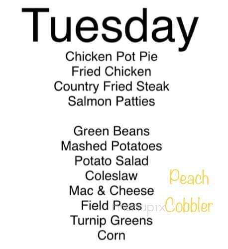 Mamie's Kitchen Biscuits - Covington, GA menu_pic