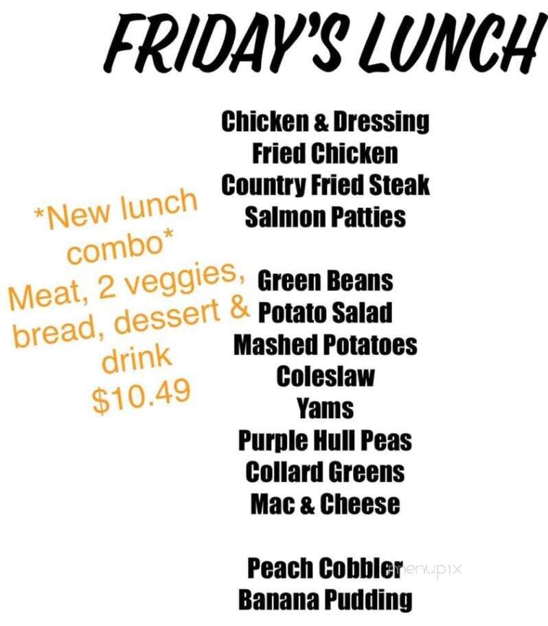 Mamie's Kitchen Biscuits - Covington, GA menu_pic