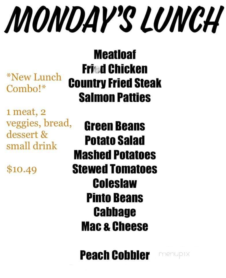 Mamie's Kitchen Biscuits - Covington, GA menu_pic