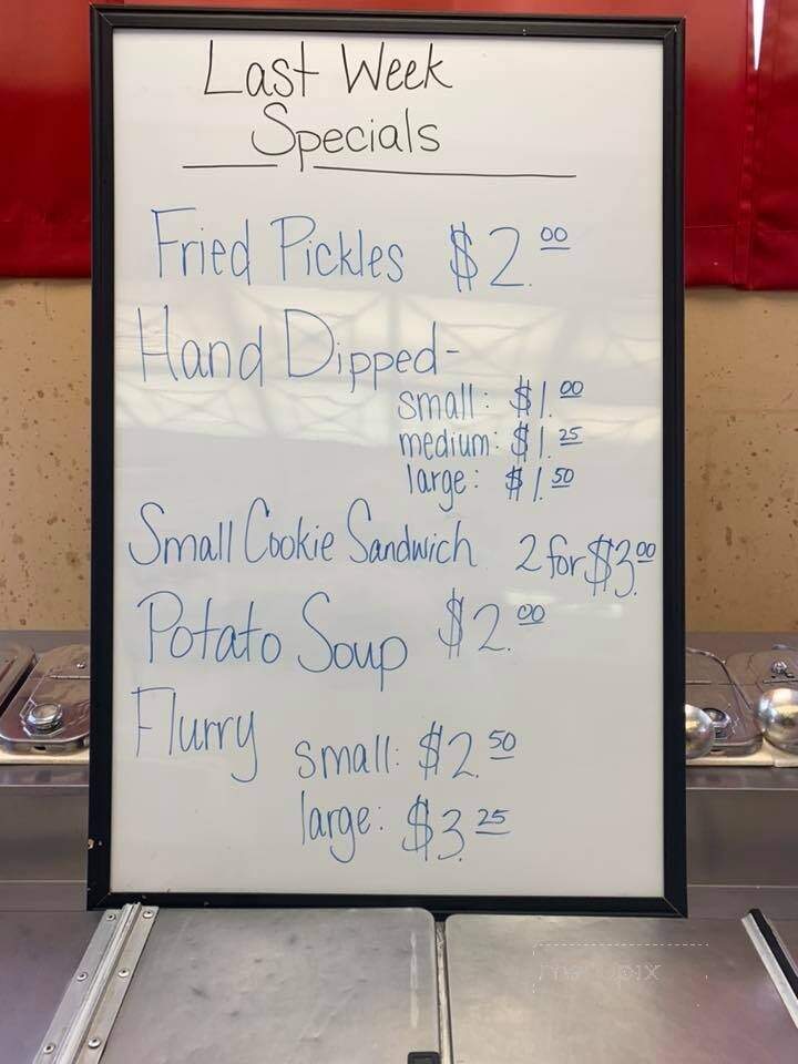 Hershey's Drive In - Veedersburg, IN menu_pic