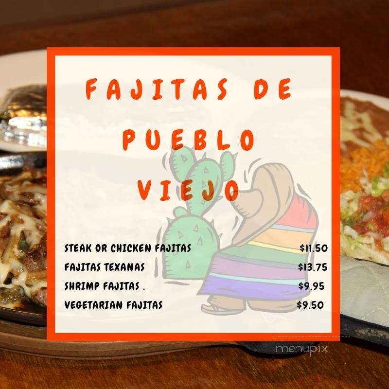 Pueblo Viejo Mexican Restaurant, Inc. - Brooksville, FL menu_pic