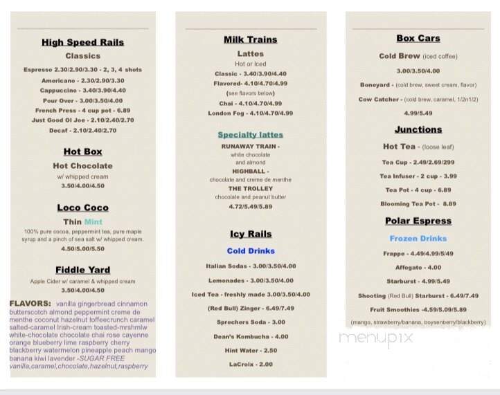 Loco Espress Coffee House And Boutique - Brainerd, MN menu_pic