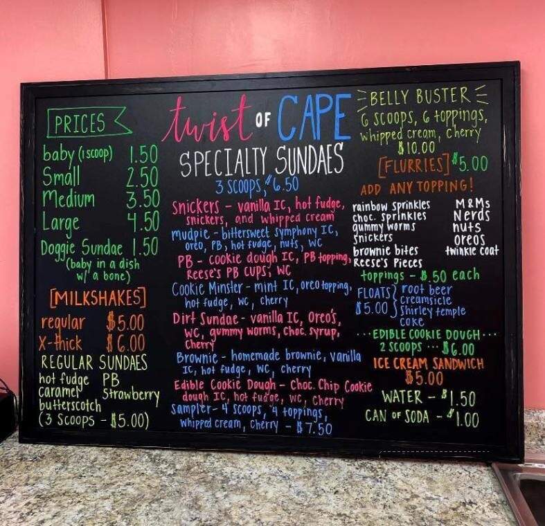 Cup Of Joy - Cape Vincent, NY menu_pic