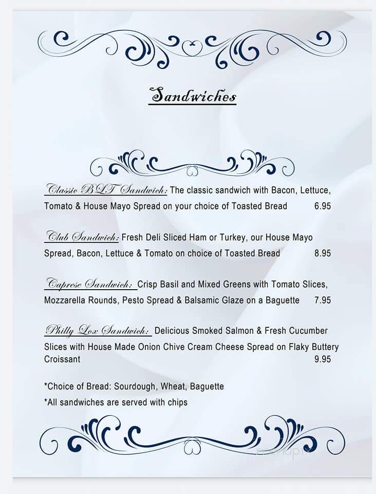 Cup Of Joy - Cape Vincent, NY menu_pic