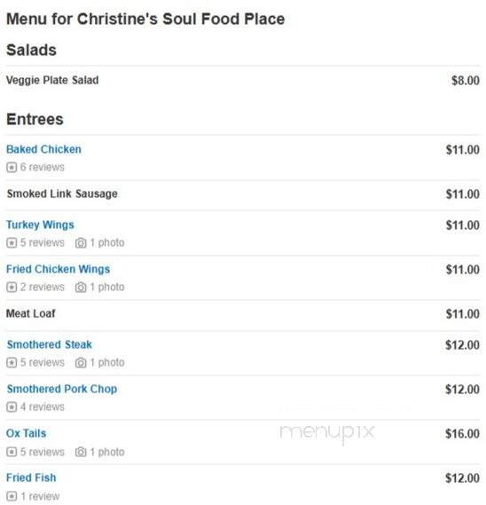Christine's Soul Food - Houston, TX