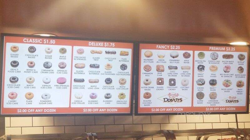 Randy's Donuts - Costa Mesa, CA menu_pic