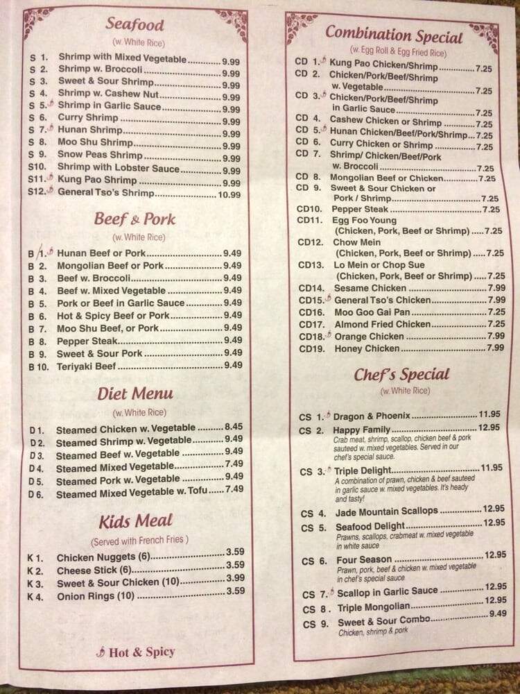 Beijing - Lithia Springs, GA menu_pic