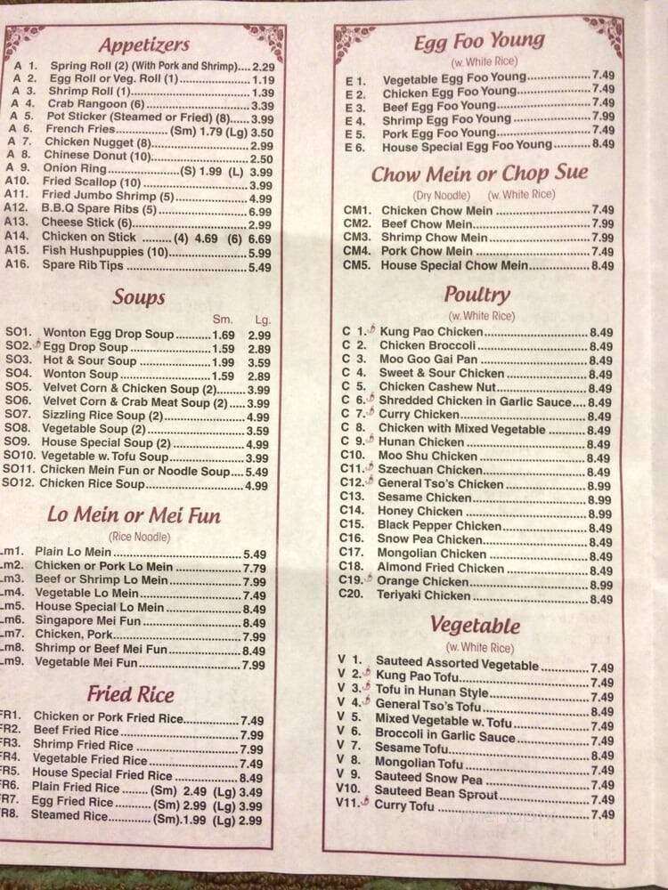 Beijing - Lithia Springs, GA menu_pic
