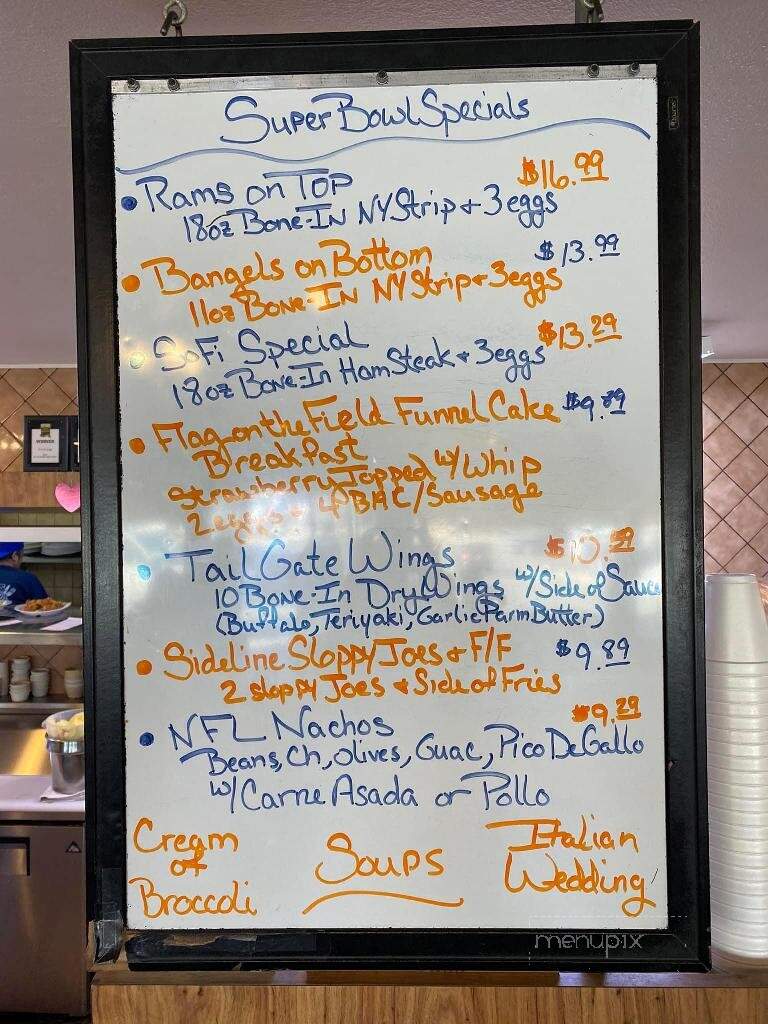 T N T's Cafe - Hesperia, CA menu_pic