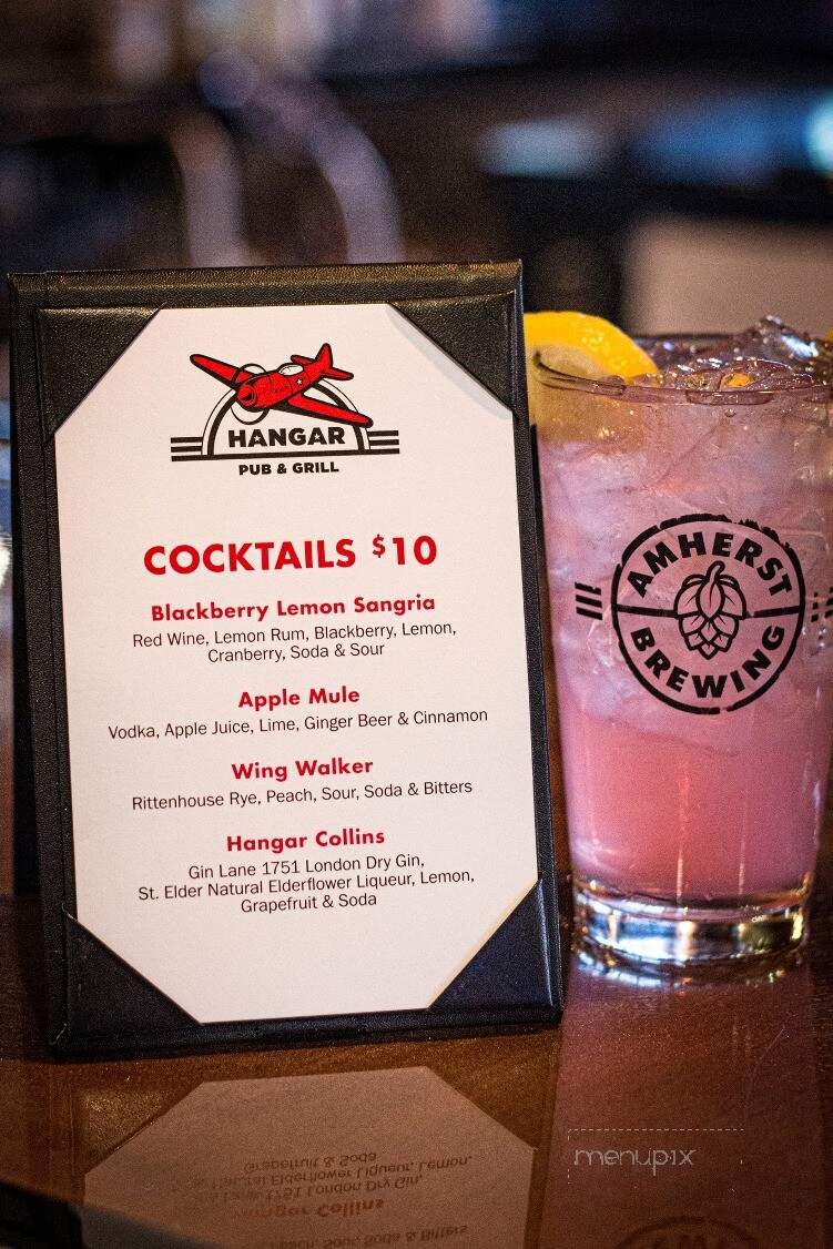 Hangar Pub & Grill - Agawam, MA menu_pic