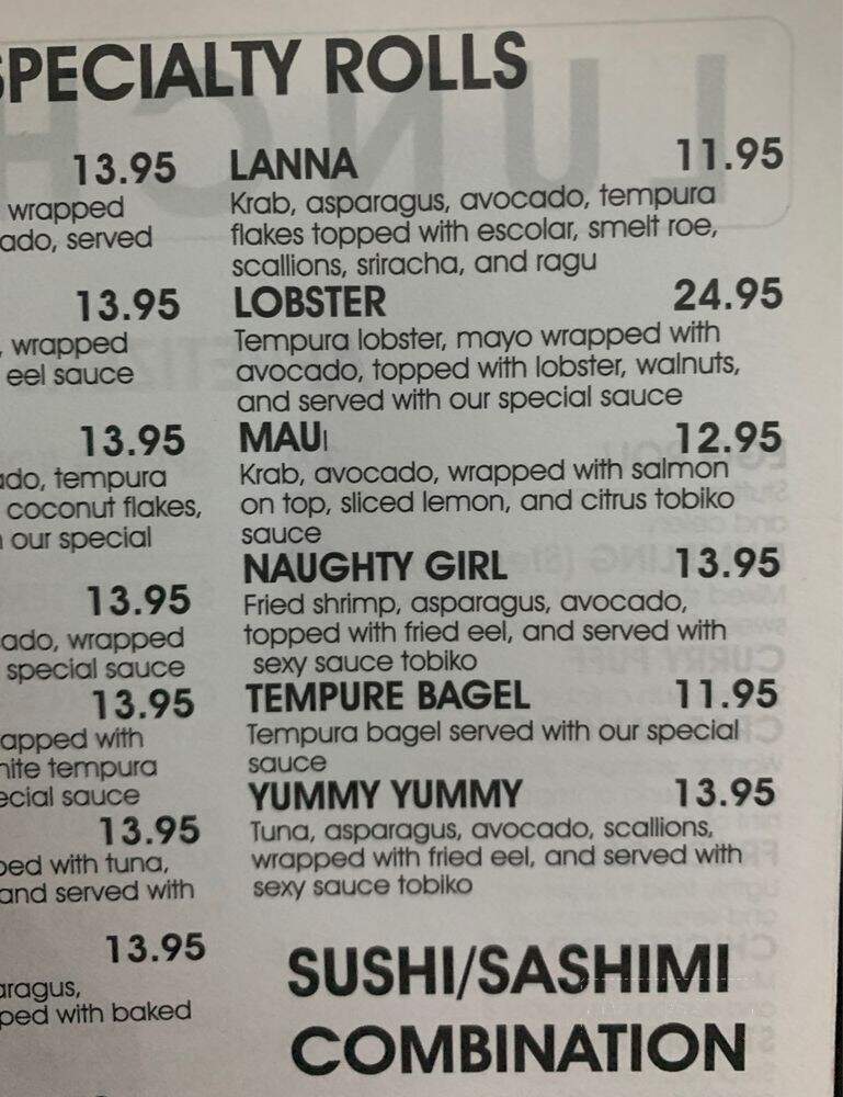 Sawatdee Thai Restaurant - Pinellas Park, FL menu_pic
