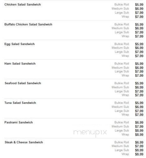 Mayflower Food & Spirits - Plymouth, MA menu_pic