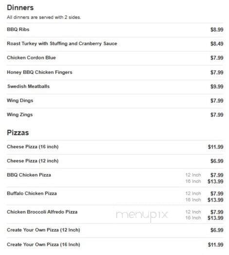 Mayflower Food & Spirits - Plymouth, MA menu_pic