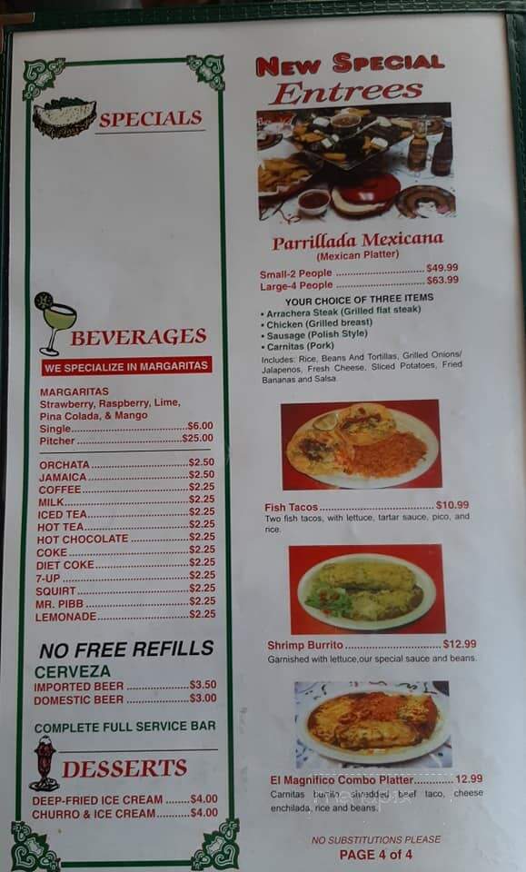 El Ranchito - South Sioux City, NE menu_pic