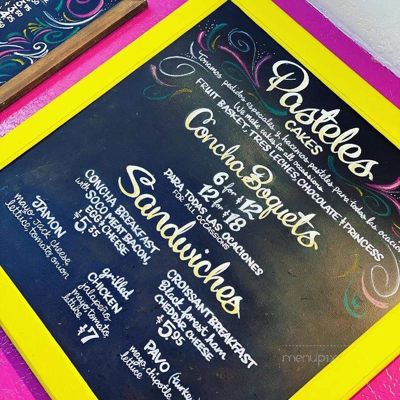 Tia Maria Panaderia - Santa Rosa, CA menu_pic