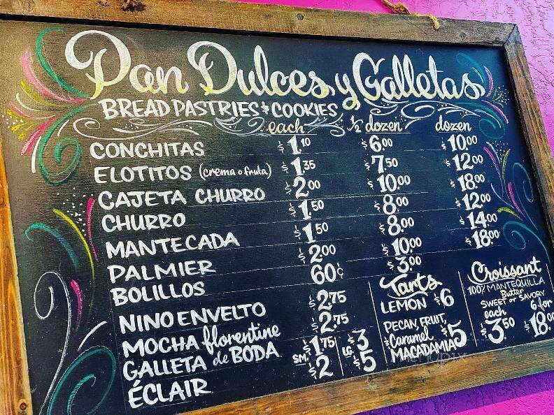 Tia Maria Panaderia - Santa Rosa, CA menu_pic