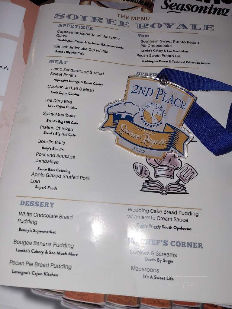 Lee's Cajun Cuisine - Opelousas, LA menu_pic
