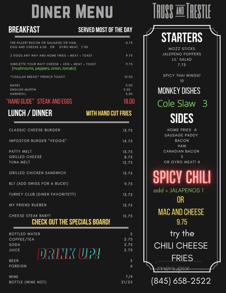Rosendale Diner & Restaurant - Rosendale, NY menu_pic