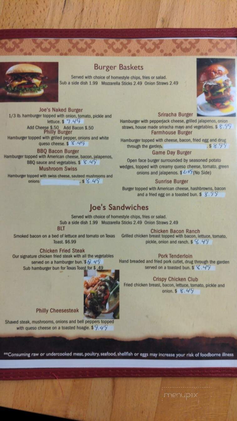 Trappers Bar & Grill - Simpson, KS menu_pic