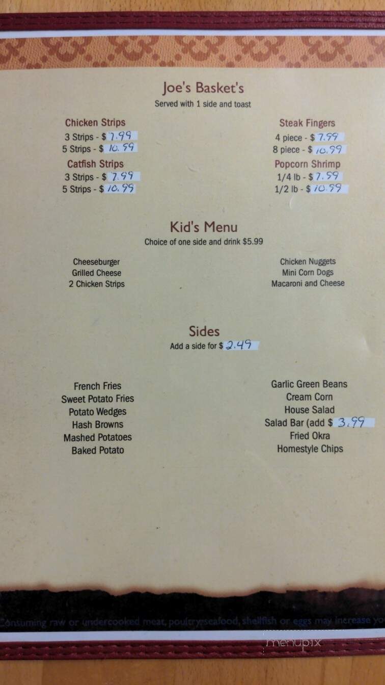 Trappers Bar & Grill - Simpson, KS menu_pic