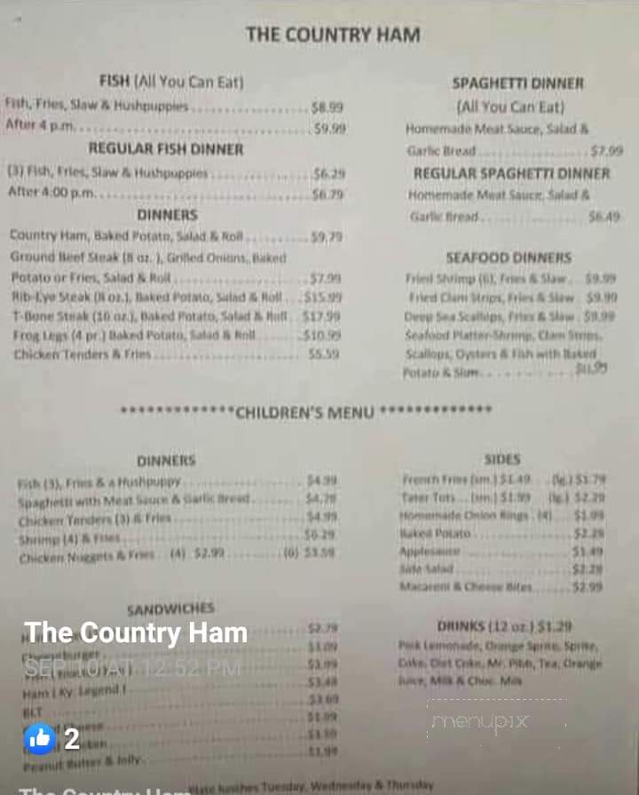 Country Ham Restaurant - Owensboro, KY