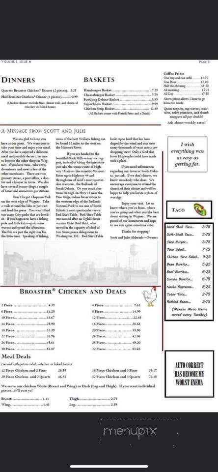 Boom's Drive-In - Wagner, SD menu_pic