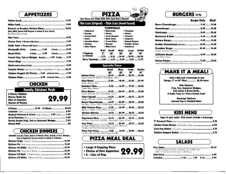 Pete's Pizza - New Richmond, WI
